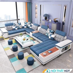 Sofa ni chu U 2 mau sac S410 1