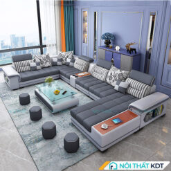 Sofa ni chu U 2 mau sac S410 3