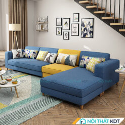 Sofa nỉ đẹp góc L S438