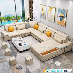Sofa nỉ góc chữ U S411U
