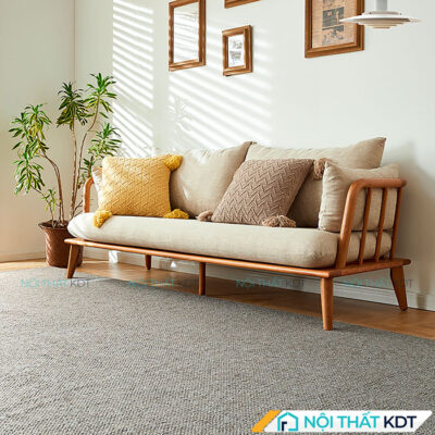 Sofa vang go cho phong nho S361 2