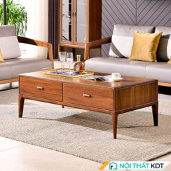 Bàn trà gỗ tự nhiên chân cao B43