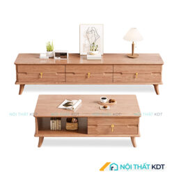 Bàn trà gỗ tự nhiên kiểu dáng hiện đại B87