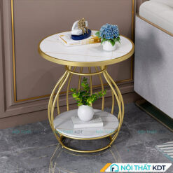 Bàn decor khung kim loại B120