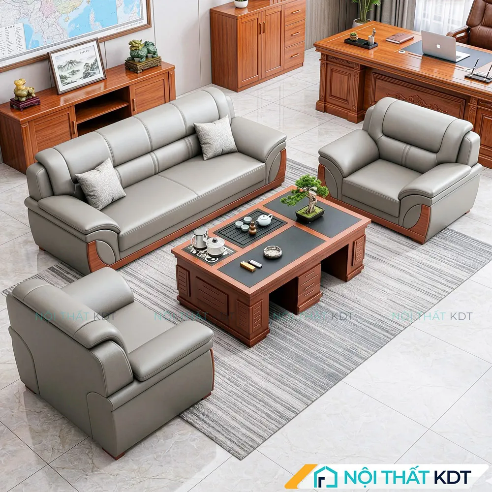 Bộ 3 ghế sofa tiếp khách S525