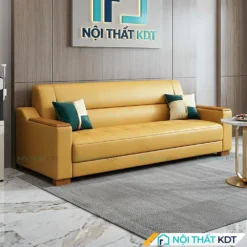 Ghế văng sofa văn phòng hiện đại màu vàng S661