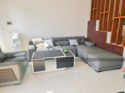 Ghế sofa bọc da S212 photo review
