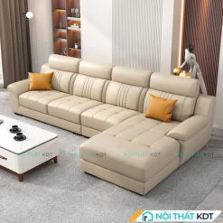 Sofa da góc phòng khách S211