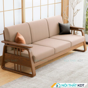 Ghe sofa vang go 3 cho ngoi S370 V3