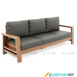 Ghế sofa văng gỗ chân nghiêng S189