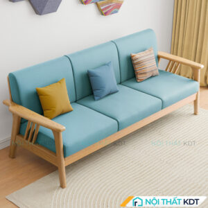 Ghế sofa văng gỗ tay vịn nhỏ gọn S260-V3