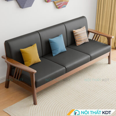 Ghe sofa vang go tay vin nho gon S260 V3 4