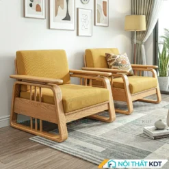Sofa don Indochine S370 D mau vang