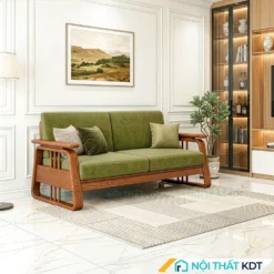 Sofa go phong cach Indochine S370 V2 nha ong