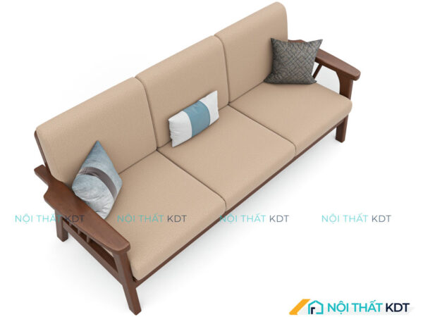 Sofa vang go 3 cho ngoi dem ni S260V 32