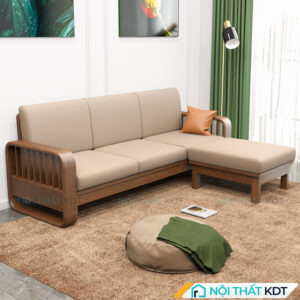 Ghế sofa gỗ góc L 3 chỗ ngồi S274-L3