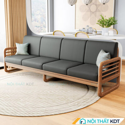Sofa go vang 4 tua lung tay vin mong S175 V4 25