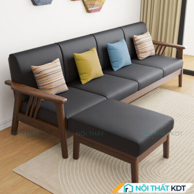 Sofa go nan cheo 4 nguoi ngoi S260 L4 65