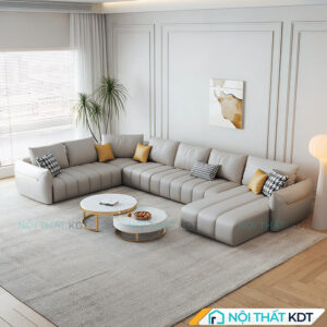 Sofa da chu U tre trung S218 U 2