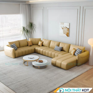 Sofa da chu U tre trung S218 U 4
