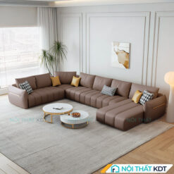 Sofa da chu U tre trung S218 U 5