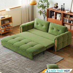 Sofa giường bọc nỉ rút lõm SG01