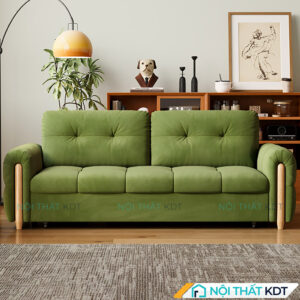 Sofa giuong boc ni rut lom SG01 3