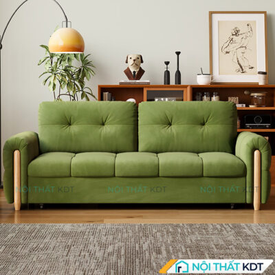 Sofa giuong boc ni rut lom SG01 3