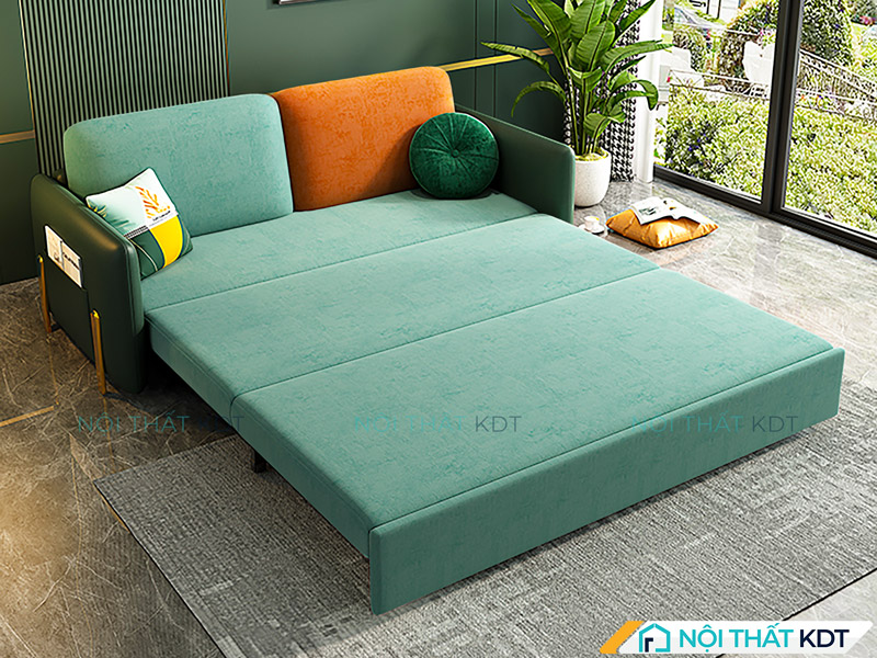 Sofa giuong ket hop da va ni S12 3