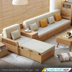 Sofa go phong cach A Dong S232 2