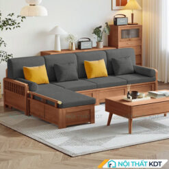 Sofa go phong cach A Dong S232 9
