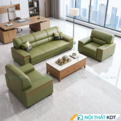 Sofa màu xanh lá tiếp khách văn phòng S451