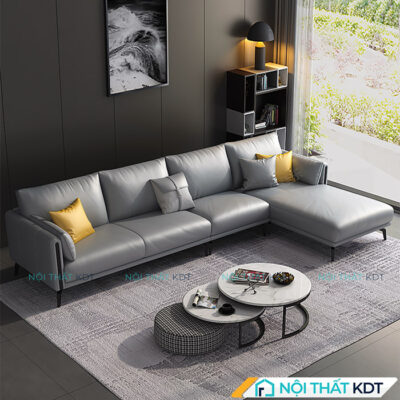 Sofa vang tay vin bo tron op go S118 25