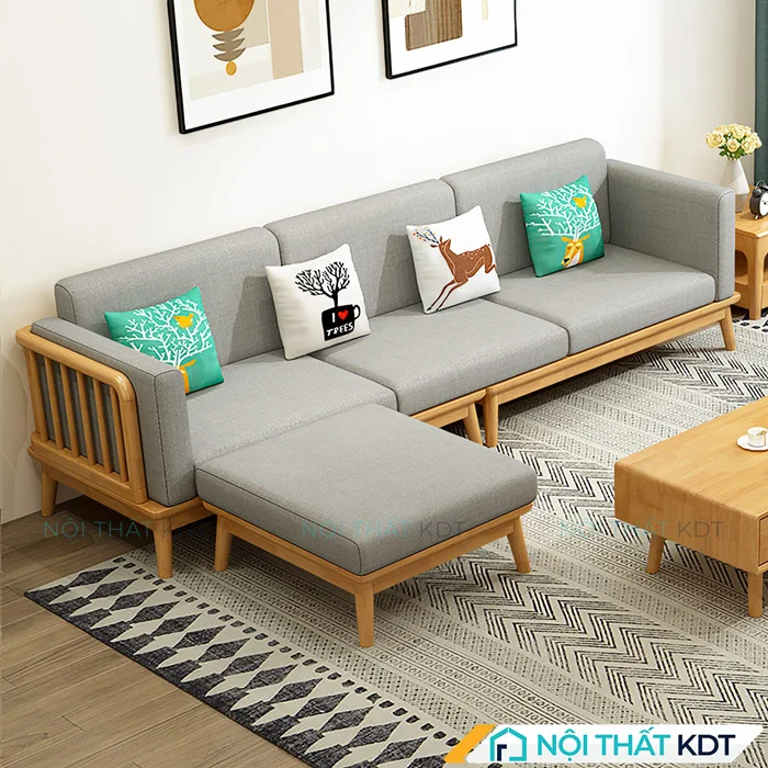 Mẫu sofa gỗ tựa quây S267-L3