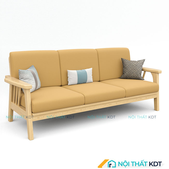 Sử dụng ghế sofa màu vàng S260V thể hiện gu thẩm mỹ tinh tế, hiện đại