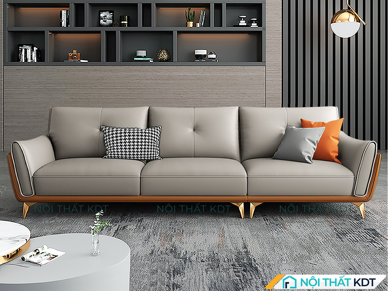 Bề mặt da chống thấm nước, dễ lau chùi – sofa S202 giải pháp tuyệt vời cho nhà có trẻ em hay nuôi thú cưng