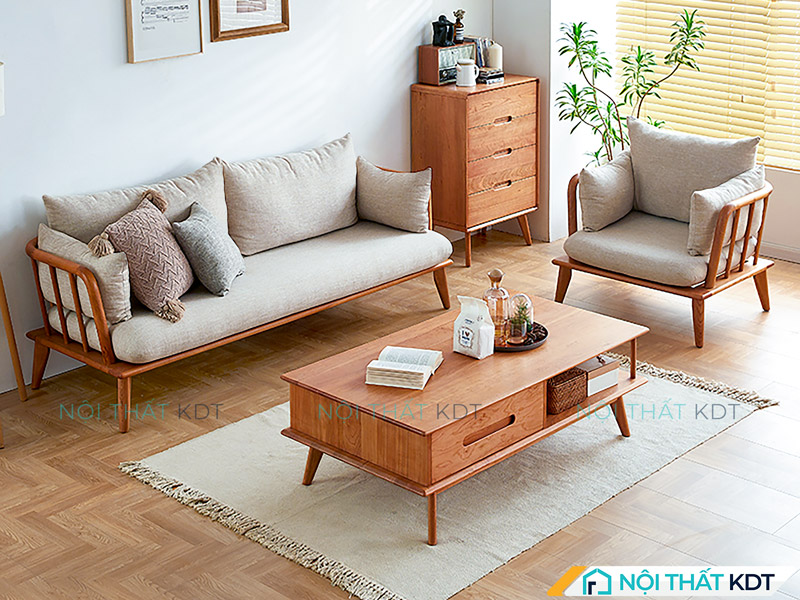 Sofa 2m lý tưởng cho phòng khách 15 - 25m², đủ rộng rãi mà không gây bí bách không gian