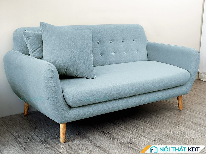 Sofa nỉ 1m8 dạng văng S24 tạo điểm nhấn thẩm mỹ mà không chiếm quá nhiều diện tích
