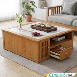 Ban sofa vuong B96 3 ngan chua do