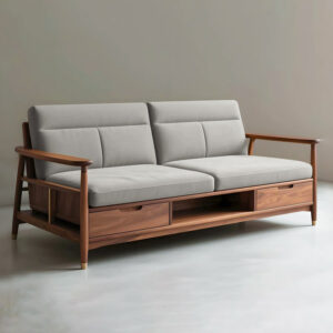 Sofa go nho gon co ngan keo S470 1