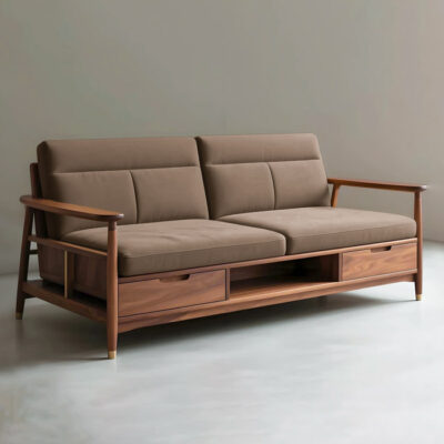 Sofa go nho gon co ngan keo S470 5