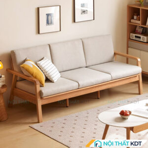 Sofa gỗ văng đơn giản nhỏ gọn S568