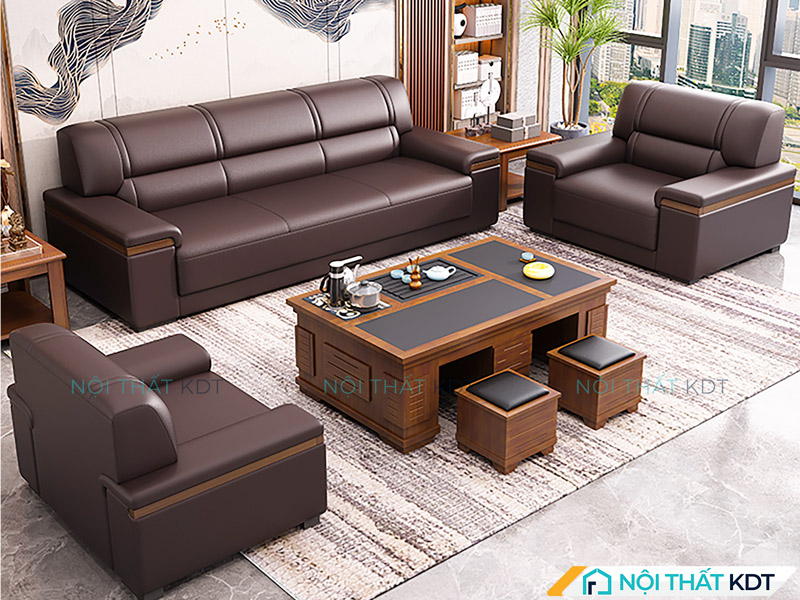 Màu ghế sofa hợp mệnh Thổ như vàng, nâu, đỏ, cam, hồng gia tăng may mắn