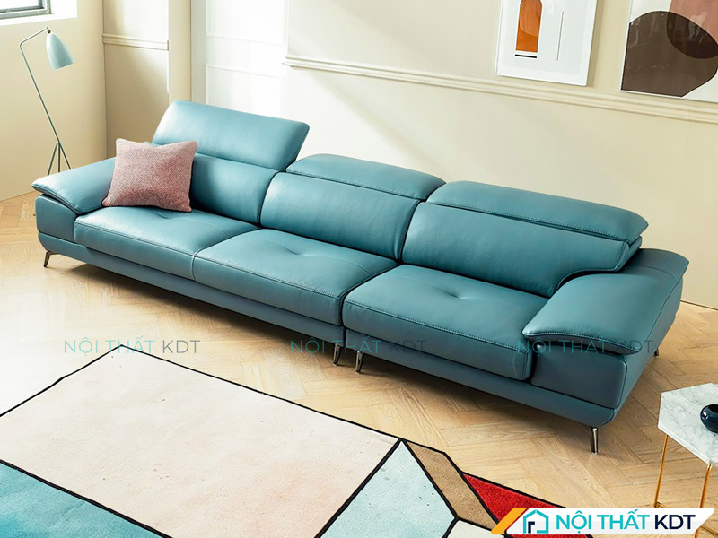 Sofa da văng S155-V3 hiện đại, sang trọng của Nội thất KDT