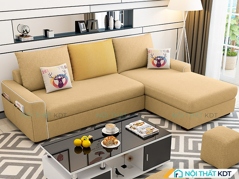 Sofa đơn da chân inox S23A của Nội thất KDT