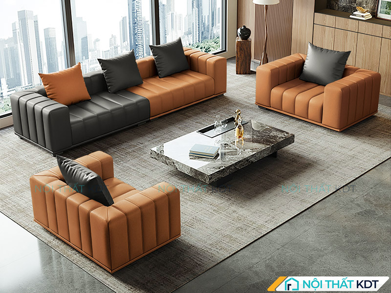 Bộ 3 sofa Minotti S217-U sang trọng