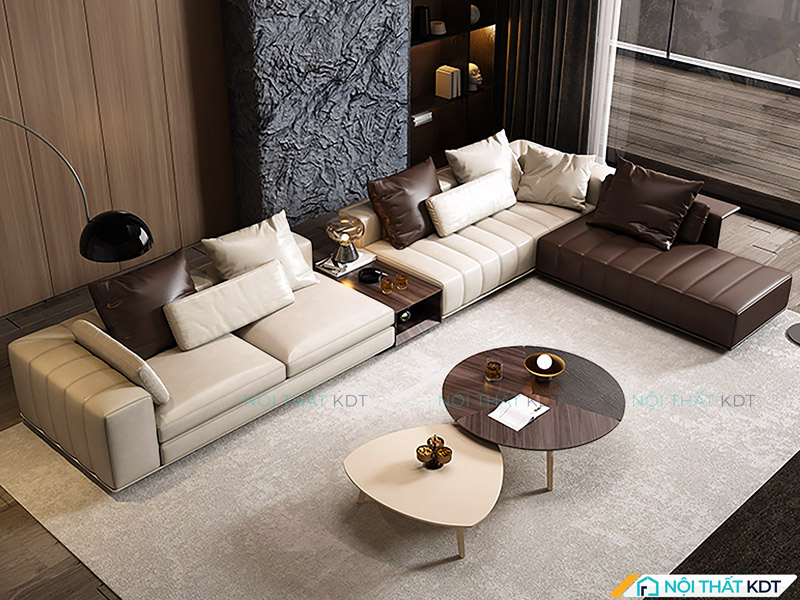 Sofa da phong cách Ý S426 tại Nội thất KDT 
