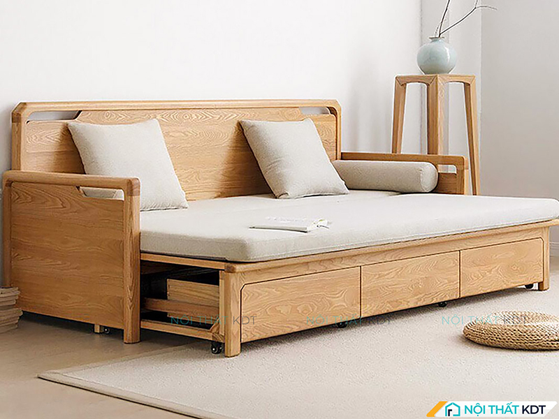 Sofa giường nổi bật đa chức năng, nhiều tiện ích 