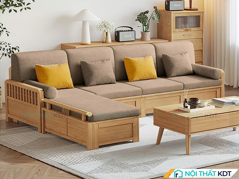 Sofa S232 có tone màu trung tính và kiểu dáng tối giản tinh tế