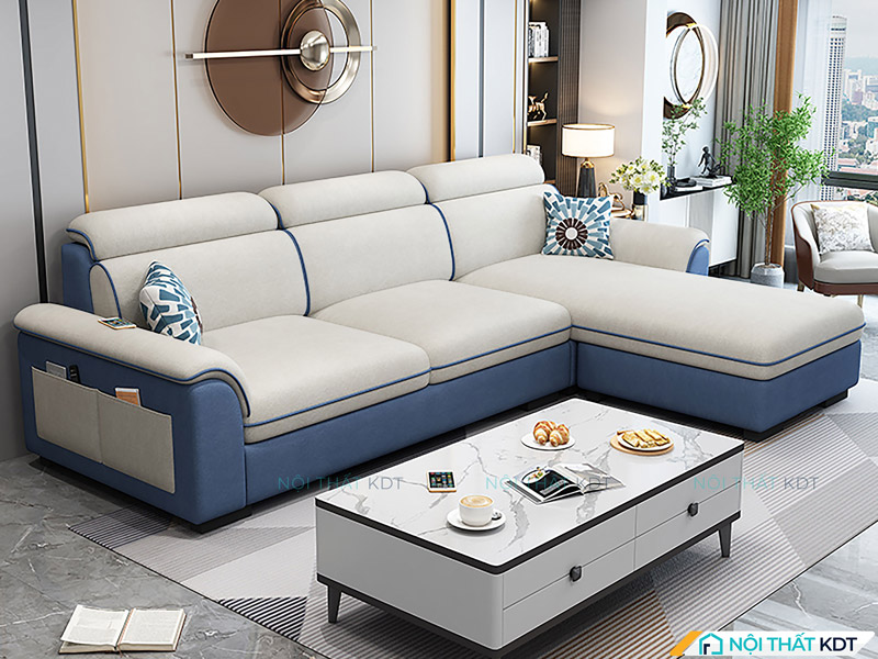 Ghế sofa 3 chỗ ngồi S110-L3 góc L nhỏ gọn